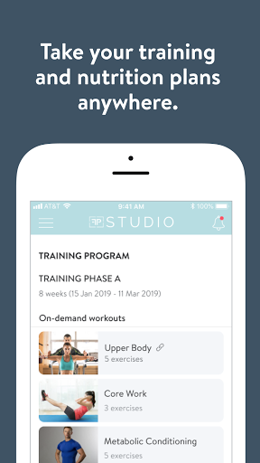 FITNESS PROJECT Studio Screen 2