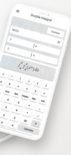 Double Integral Calculator Screen 3