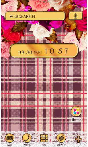 Android application Chic Wallpaper British Rose screenshort
