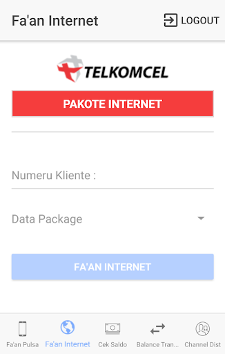 Telkomcel Pulsa Digital Screen 2