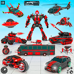 Cover Image of Télécharger Jeux de voiture de robot de réservoir d'armée :  APK