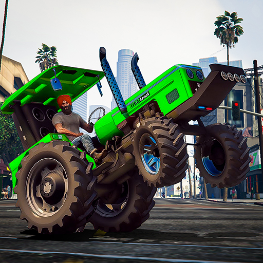 Indian Tractor Farming Game 3D logo