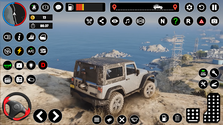 Offroad Jeep Driving & Parking Codes