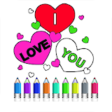 Coloring Book Of Love icon