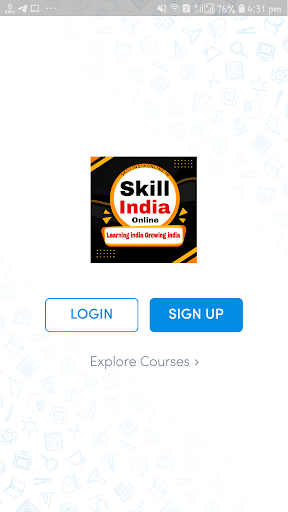 Android application Skill India Online screenshort