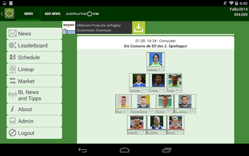 Comunio screenshot 5