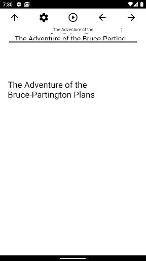 Android application Book, The Adventure of the Bru screenshort