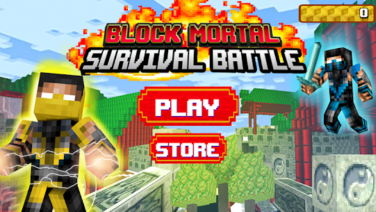 Block Mortal Survival Battle APK MOD (MOD MENÚ) 1