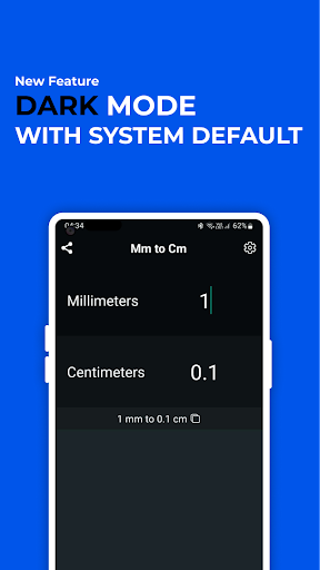 Millimeters to Centimeters mm Screen 3