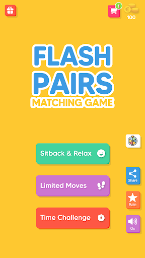 Android application Flash Pairs - Matching Game screenshort