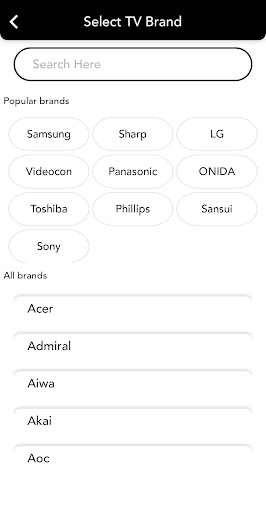 Universal TV Remote Casting Screen 3