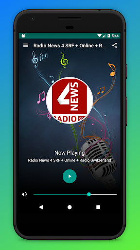 Android application Radio SRF 4 News App Schweiz screenshort