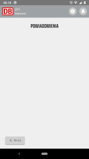 Android application DTT - Pracownik screenshort