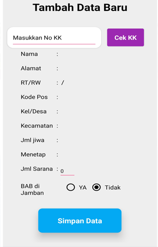 E-Sanitasi Screen 2
