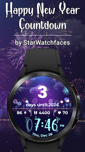 Android application Happy New Year Countdown screenshort