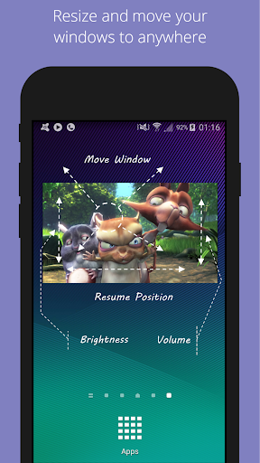 Lua Player-Popup Media Player Screen 2