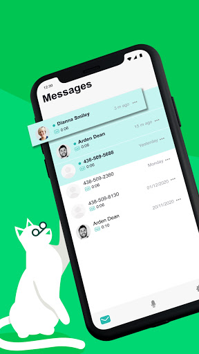 Android application Fizz | Visual voicemail screenshort