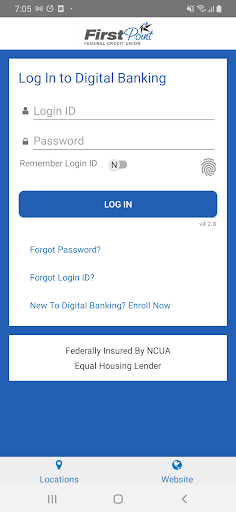 Android application First Point FCU Mobile screenshort