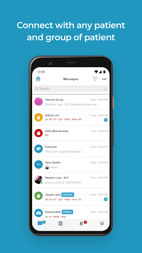 Android application Home Health Notify screenshort