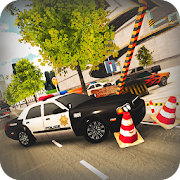Highway Police Car Parking 3D: Stunt Parking
