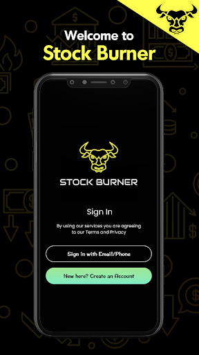Android application Stock Burner screenshort