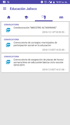 Android application Educación Jalisco screenshort
