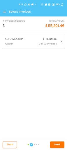 HighRadius - PayNRemit Screen 3