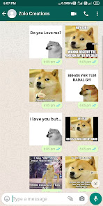 Captura 3 Cheems Doge Stickers for WA- D android