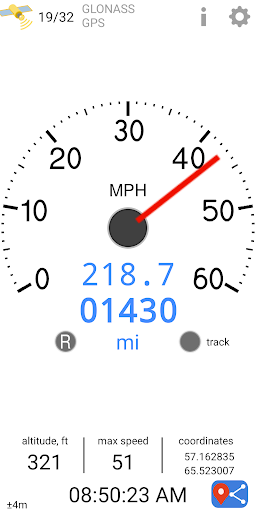 GNSS speedometer 1.12.0 screenshots 1