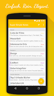 Notizbuch (Super Simple Notes) Screenshot