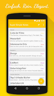 Notizbuch (Super Simple Notes) स्क्रीनशॉट