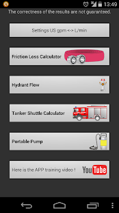 FireFighter CalcTool Screenshot