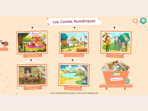Android application Les Contes Numériques Volume 2 screenshort