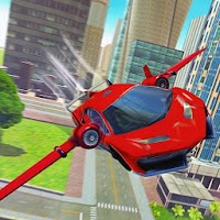 Реальный летающий Автомобиль Вождение город