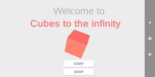 Cubes to the infinity