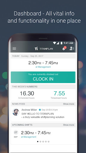 Android application TitanPlan screenshort