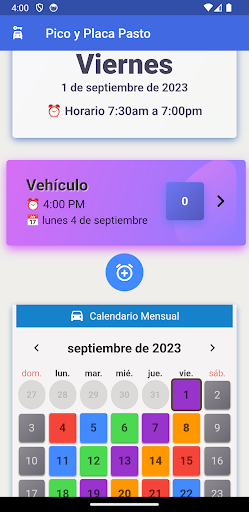 Tu Pico/Placa Pasto 2024 Screen 2