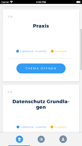 Datenschutzbeauftragte/r Screen 2