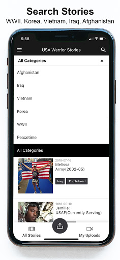 USA Warrior Stories Screen 2