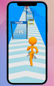 Captura de Pantalla 1 Taller Run! Man Runner Tall 3D android