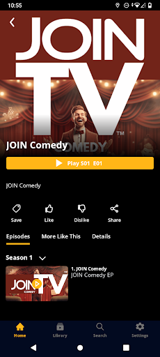 Android application JOIN TV screenshort