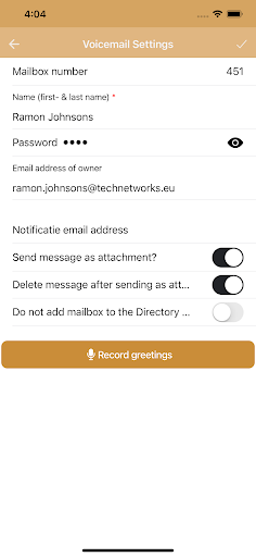 Android application @COM Personal Call Manager App screenshort