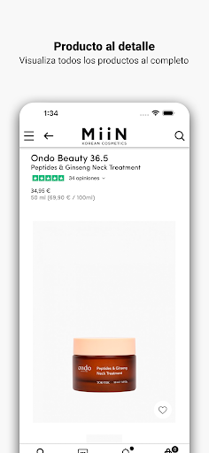 MiiN Cosmetics Screenshot