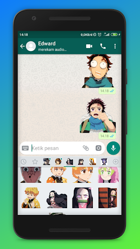 Cute Anime wastickers Screen 2