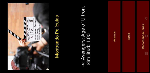 Android application Recomendaciones_de_Pelicula screenshort