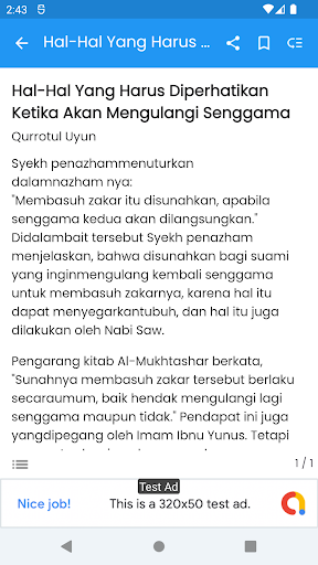 Kitab Qurrotul Uyun NU Screen 2