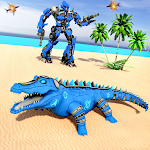 Cover Image of Unduh Crocodile Robot Transform Robot Transforming Games  APK