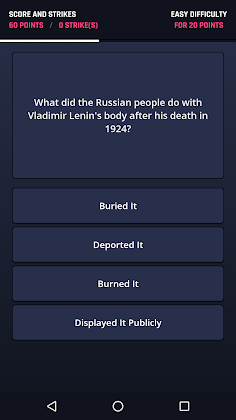 Third Strike Trivia - Screenshot 2
