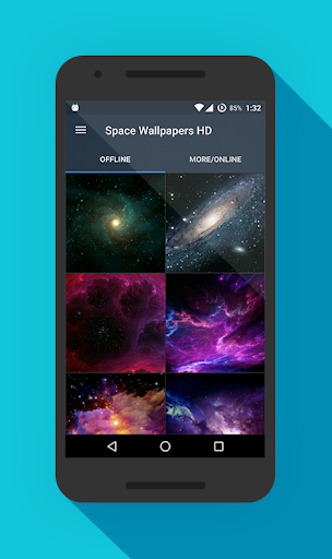 Android application Space Wallpapers HD screenshort