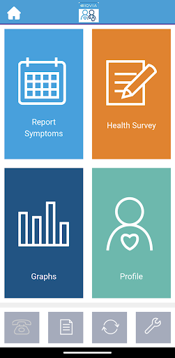 Android application IQVIA Patient Flare Check screenshort
